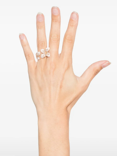 18K rose gold Giardini Segreti diamond ring